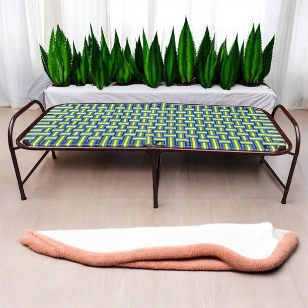 ROXX Double Pipe Folding Bed 2.5 & 5 FEET Special size Metal Single Bed
