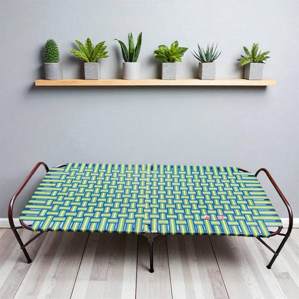 RAMB Premium Metal Single Bed Special Size Cot Metal Single Bed, 85 cm x 86 cm (2.79 ft x 2.82 ft)