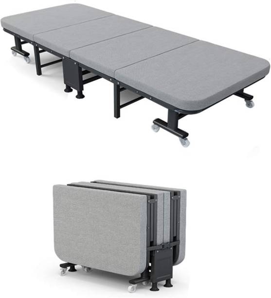 UKDECAL SMART FOLDABLE BED Engineered Wood Single Bed