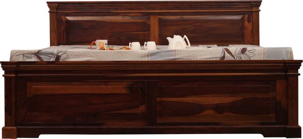 Sheesham Craft Stellar King Size(72"x78") Without Storage,12-Month Warranty,Natural Colour Solid Wood King Bed