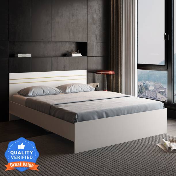 A GLOBIA CREATIONS Kane Engineered Wood Queen Bed