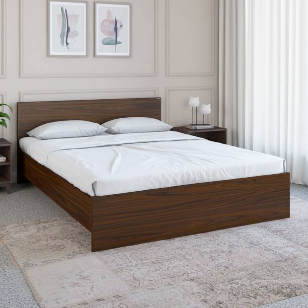 Nilkamal Arthur Engineered Wood Queen Bed, 204.5 cm x 157.6 cm (6.71 ft x 5.17 ft)