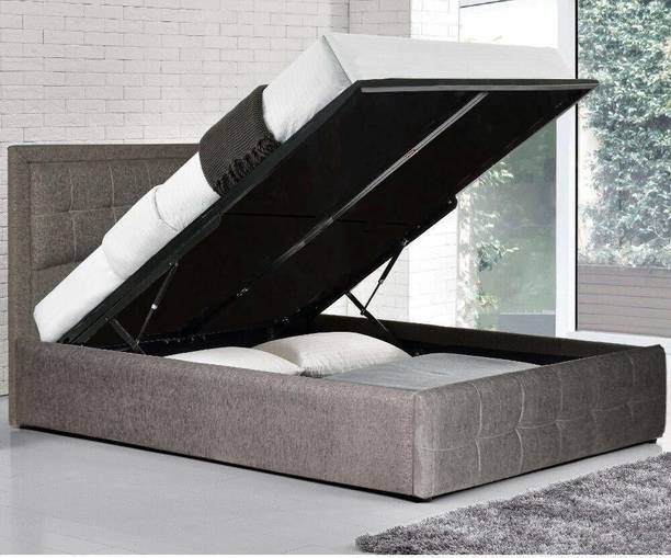 APRODZ Solid Wood Queen Hydraulic Bed
