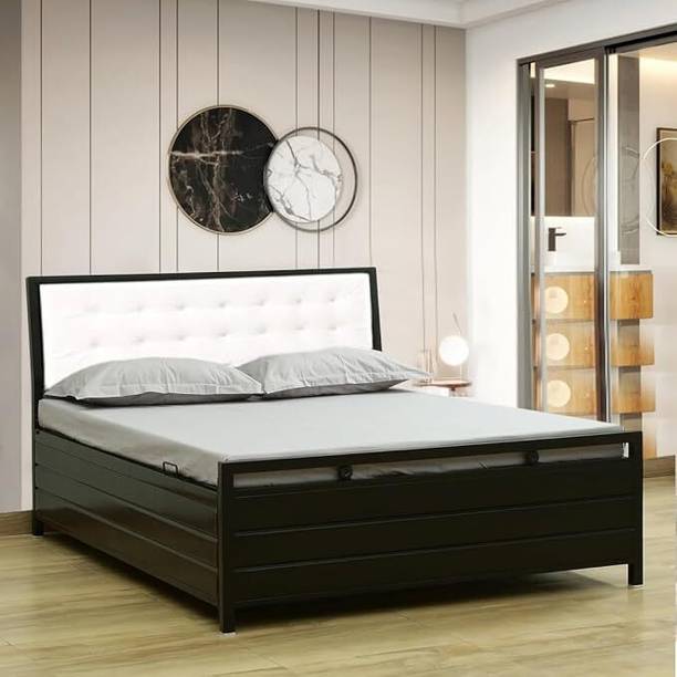Zkazaa Adbod Furniture ( 6X6 ) Metal King Box, Hydraulic Bed