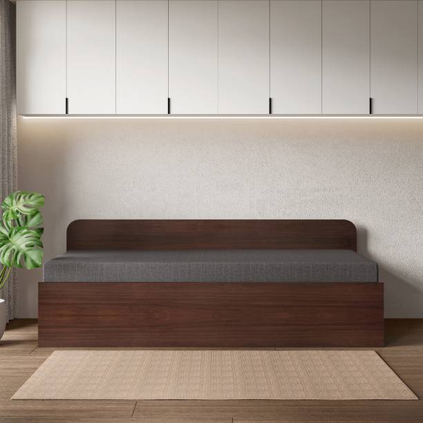 Interio by Godrej Diwan Engineered Wood Single Box Bed, 203.6 cm x 94.6 cm (6.68 ft x 3.1 ft)