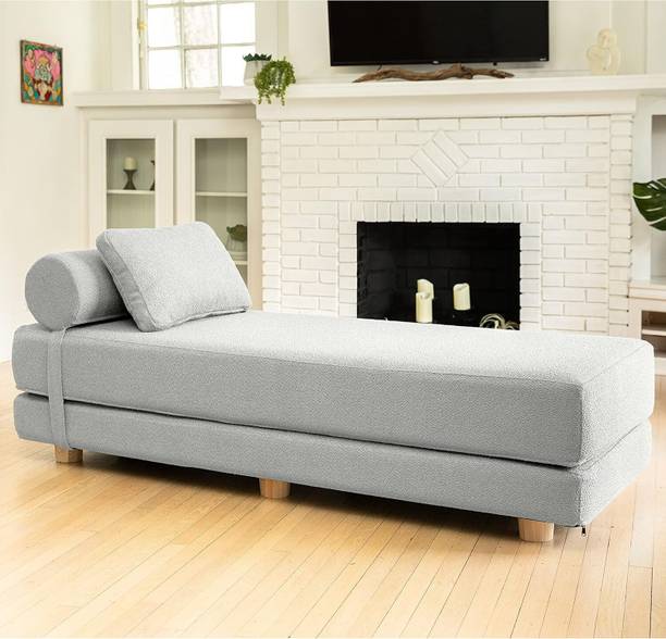 Soul Light Art Daybed/Fold-Out Sleeper, Queen-Size Mattress Solid Wood Queen Bed, 203 cm x 74 cm (6.66 ft x 2.43 ft)