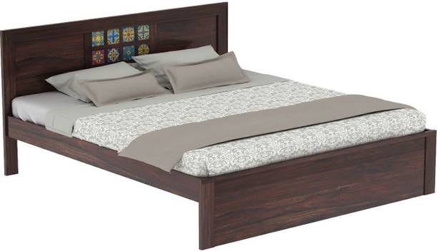 Gouravgenic Handicraft Rosewood ( Sheesham ) Solid Wood Queen Bed