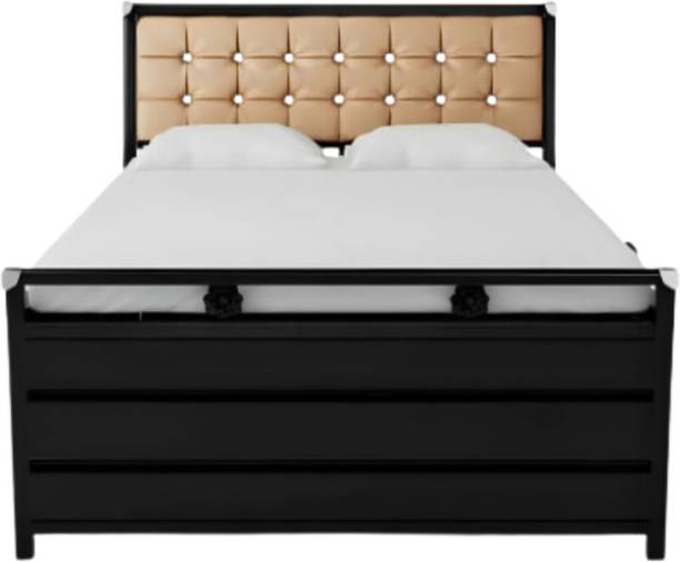 Vibrant Interior Heath Golden (6x6) Metal King Box, Hydraulic Bed