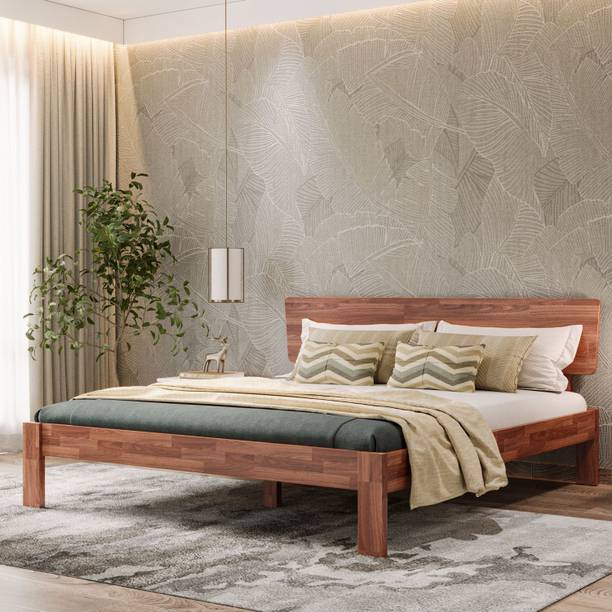 Wakefit Ara Teak Solid Wood King Bed