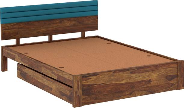 Vintage Home Woodland Retreat Sheesham ( Rosewood ) Jodhpur Furniture Solid Wood Queen Drawer Bed