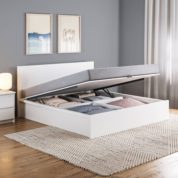 Wakefit Engineered Wood King Box Bed, 195 cm x 213 cm (6.4 ft x 6.99 ft)