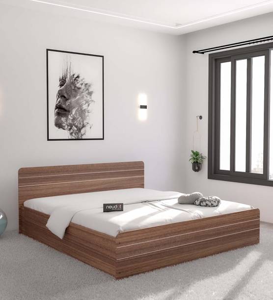 NEUDOT Valancia King Engineered Wood King Box Bed