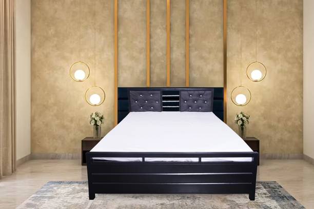 FAMOUS MART FURNITURE Metal Queen Hydraulic Bed