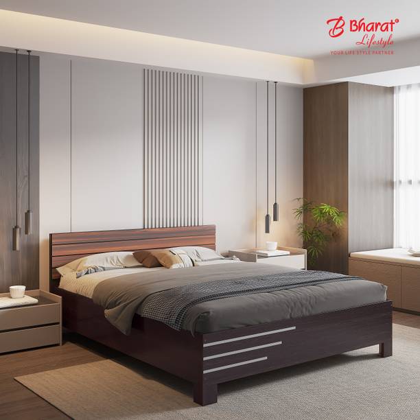 Bharat Lifestyle Lisbon Engineered Wood Queen Bed
