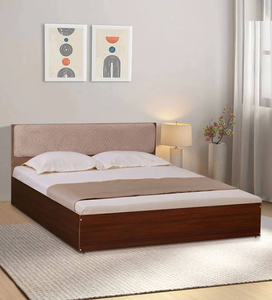 Mintwud from Pepperfry Wooden Queen Bed/Wooden Cot/Palaung With Box Storage For Bedroom/Home Engineered Wood Queen Box Bed, 202 cm x 157 cm (6.63 ft x 5.15 ft)