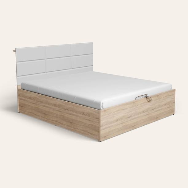 Godrej Interio Upmods White Chocolate Engineered Wood King Hydraulic Bed