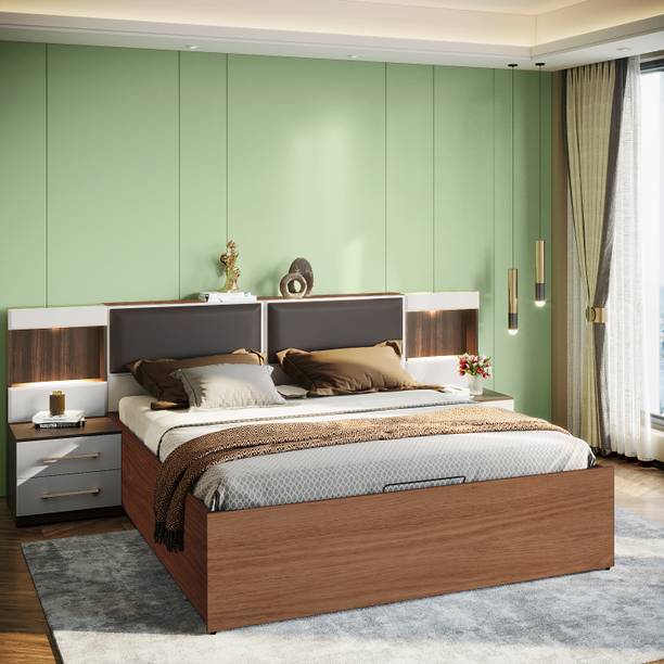 Godrej Interio Upmods Electra Engineered Wood King Hydraulic Bed