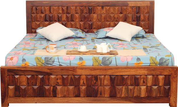 rf royal finish SlumberCraft King Size(72"x78") Without Storage,12-Month Warranty,Natural Solid Wood King Bed