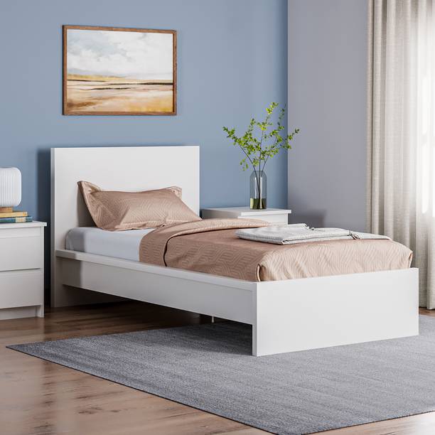 Wakefit Engineered Wood Single Bed, 103 cm x 213 cm (3.38 ft x 6.99 ft)