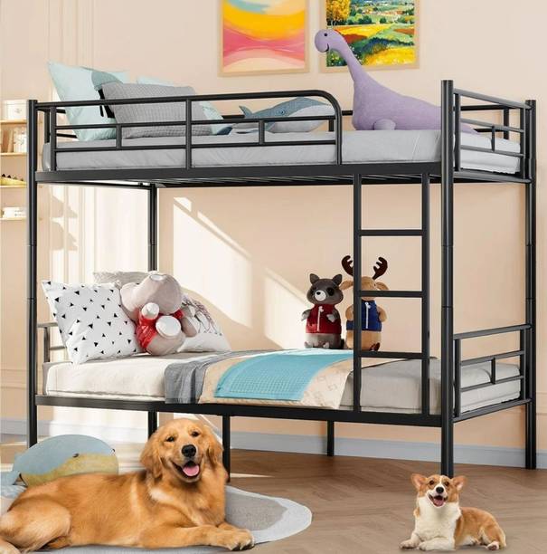 KTG Handicraft bunk bed Metal Double Bed, 198 cm x 104.5 cm (6.5 ft x 3.43 ft)