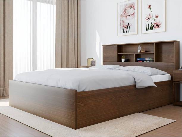 KGMI Engineered Wood Queen Box Bed