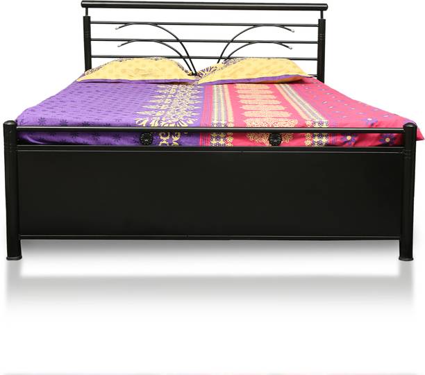 Vibrant Interior Caves (6x4) Metal Double Hydraulic Bed
