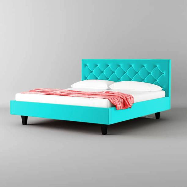 Klofiy Modern Home Furniture | Bed for Living Room, Engineered Wood Queen Bed Engineered Wood Queen Bed