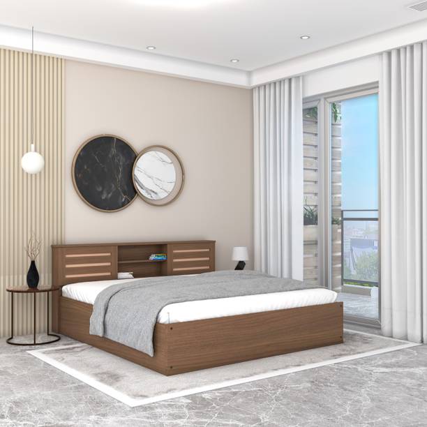 Flipkart Perfect Homes Waltz Engineered Wood King Box Bed