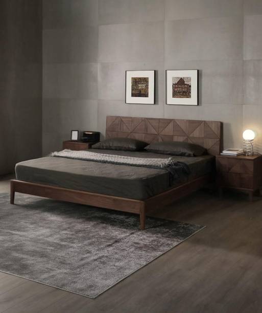 Flipkart Perfect Homes WOODEN KING SIZE BED FOR YOUR PLACE Solid Wood King Bed