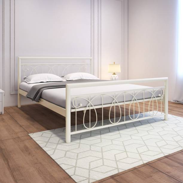homdec Lyra Metal Queen Bed, 198 cm x 160 cm (6.5 ft x 5.25 ft)