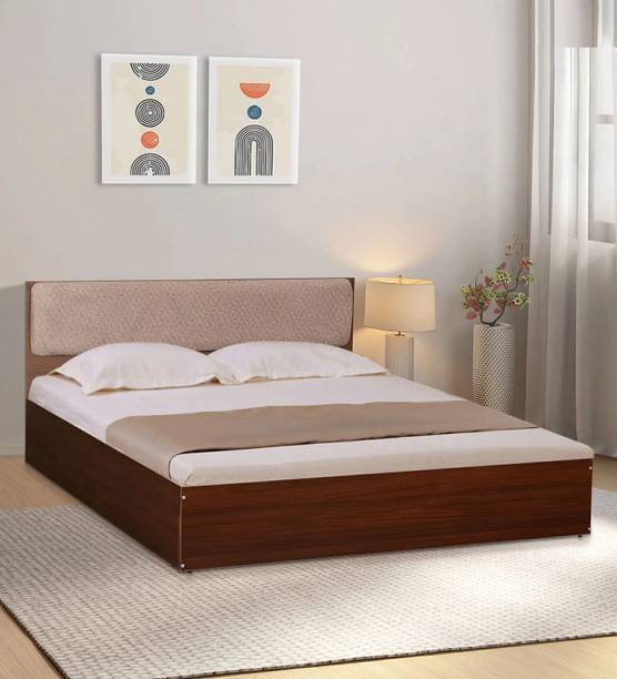Mintwud from Pepperfry Wooden Queen Bed/Wooden Cot/Palaung With Box Storage For Bedroom/Home Engineered Wood Queen Box Bed