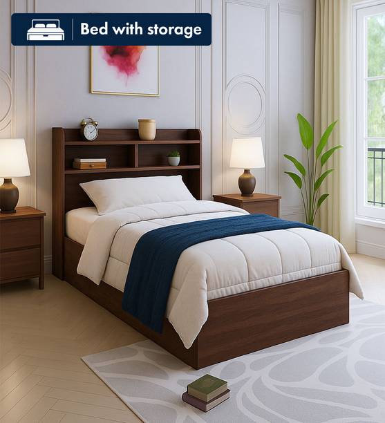 GUDSMITH BSC16P Engineered Wood Single Box Bed, 204 cm x 85 cm (6.69 ft x 2.79 ft)