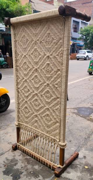 YahiTohChahiye EIPL-KHAAT-JUTE-PP-723621 Solid Wood Single Bed