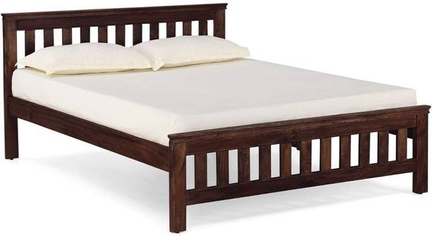 HOME NEST Sheesham Wood Without Storage Bed/Cot/Palaung For Bedroom/Home/Hotel Solid Wood Queen Bed, 205 cm x 163 cm (6.73 ft x 5.35 ft)