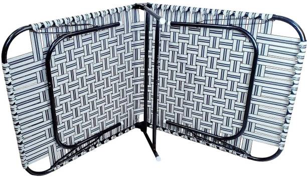 Malik Enterprises SINGLE FOLDING BED 3*6 Metal Single Bed, 182 cm x 72 cm (5.97 ft x 2.36 ft)