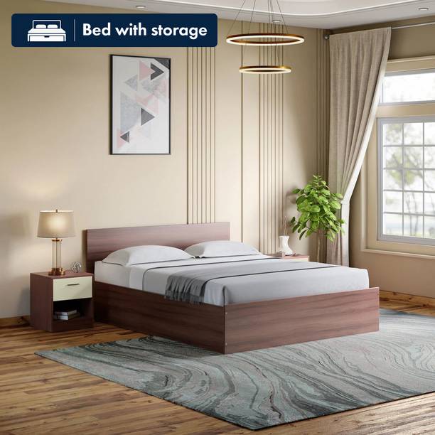 Interio by Godrej Ewa Engineered Wood King Box Bed, 209.5 cm x 190 cm (6.87 ft x 6.23 ft)