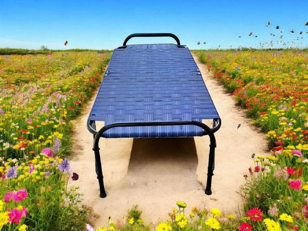 BCF Metal Single Bed, 40 cm x 66 cm (1.31 ft x 2.17 ft)