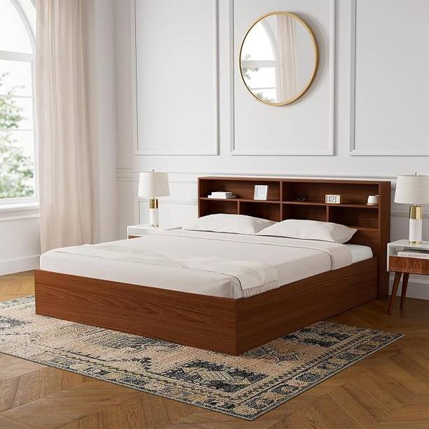 Home Edge Imperium Engineered Wood King Box Bed, 222 cm x 189 cm (7.28 ft x 6.2 ft)