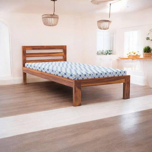 Ferrovilla Solid Wood Single Bed, 198.12 cm x 91.44 cm (6.5 ft x 3.0 ft)