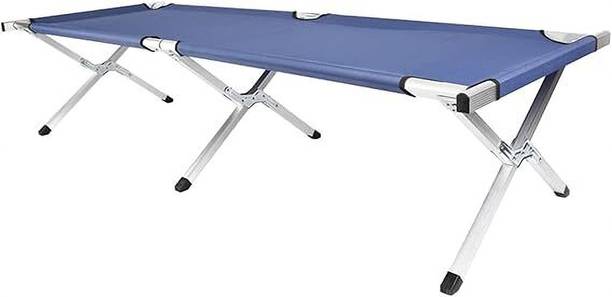 SNEHSYAM Folding Camping Cot with Storage Bag for Adults Metal Single Bed Metal Single Bed, 40 cm x 60 cm (1.31 ft x 1.97 ft)
