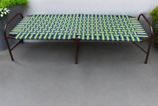 BCF Bamboo Craft Metal Single Bed, 152.5 cm x 76.2 cm (5.0 ft x 2.5 ft)