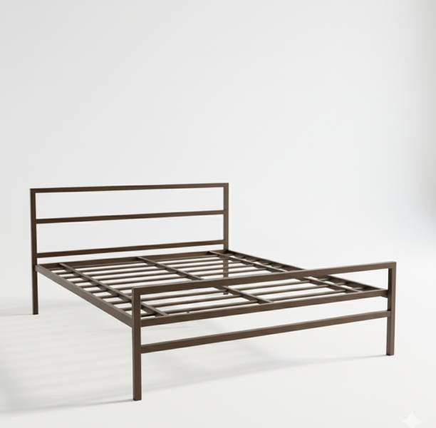 Shubham Furniture Shubham Furniture King Size Steel Bed Platform Metal King Bed
