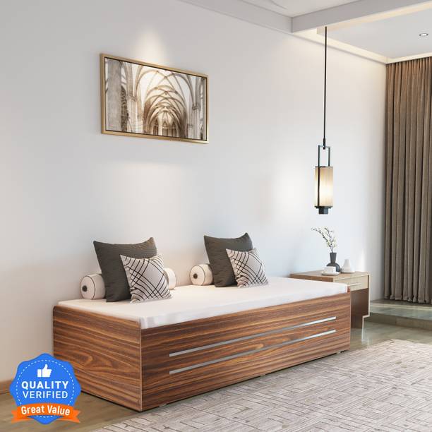 Flipkart Perfect Homes Sonore Engineered Wood Single Box Bed
