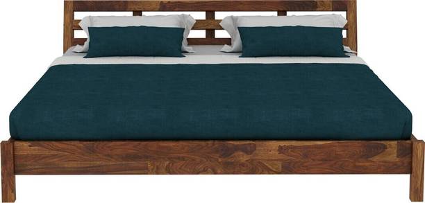 Vintej Home Hugo Rosewood ( Sheesham ) Jodhpur Furniture Solid Wood Queen Bed