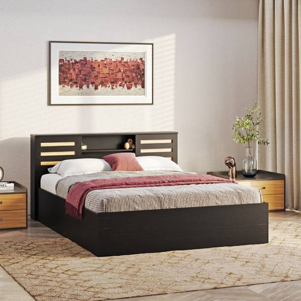 Wakefit Caph Engineered Wood Queen Box Bed