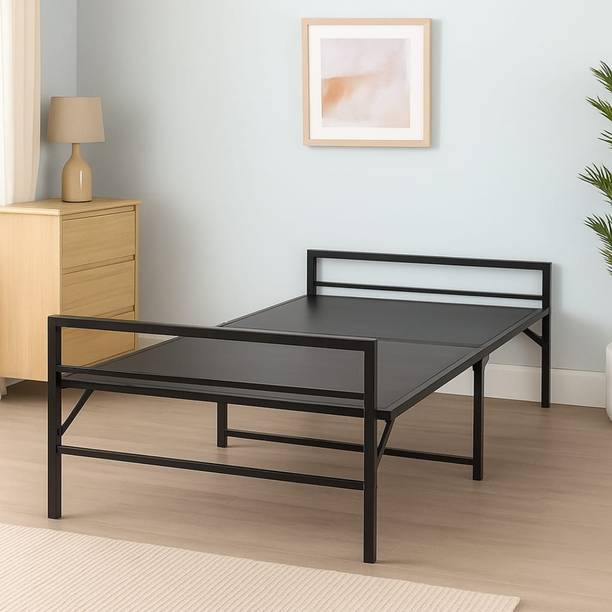 Velmora Design Folding Metal Single Bed