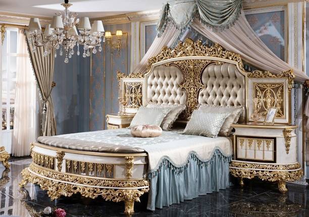 royal wood TURKISH STYLE MAHARAJA ROYAL LUXURY PREMIUM TEAK WOOD DOUBLE BED SIZE 6.5X6 Solid Wood King Box Bed
