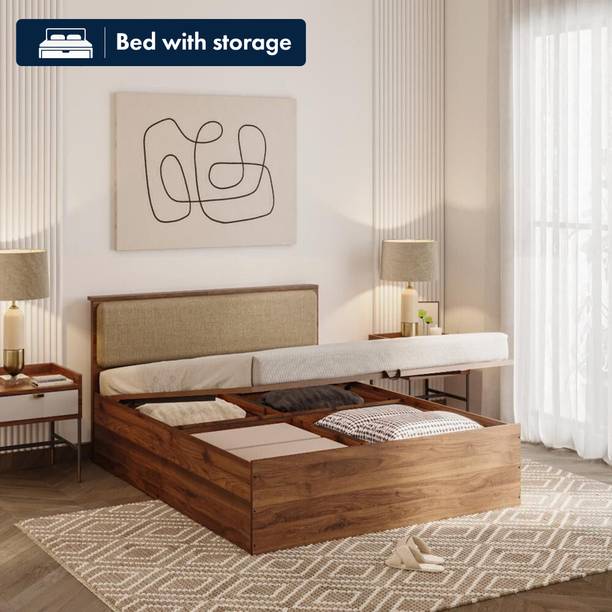 Wakefit Taurus Engineered Wood Queen Hydraulic Bed, 210 cm x 160 cm (6.89 ft x 5.25 ft)