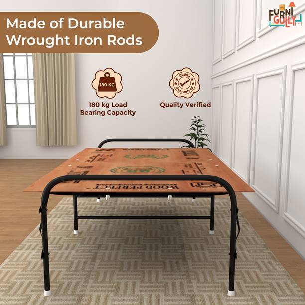 FurniGully Engineered Wood Single Bed