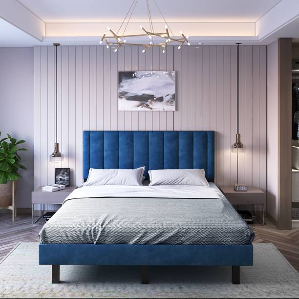 Flipkart Perfect Homes Classic Engineered Wood Queen Bed